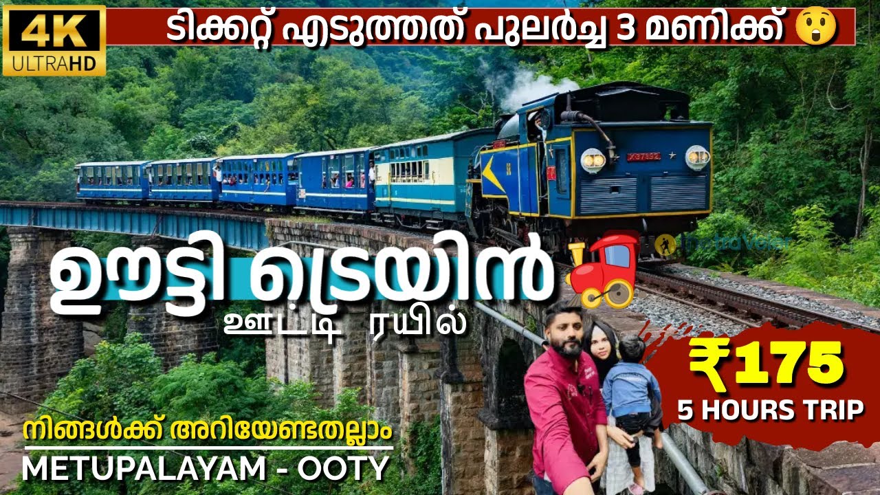 Ooty toy train | ഊട്ടി ട്രെയിൻ യാത്രാ എങ്ങനെ ബുക്ക് ചെയ്യാം | Nilgiri Mountain Railway
