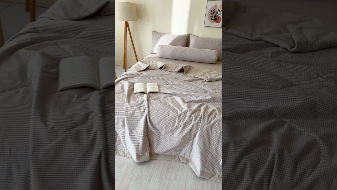 5Pcs Japan Linen | New Colection Bedsets Summer Blanket 230*200 Drap Freesize | ID jp025008