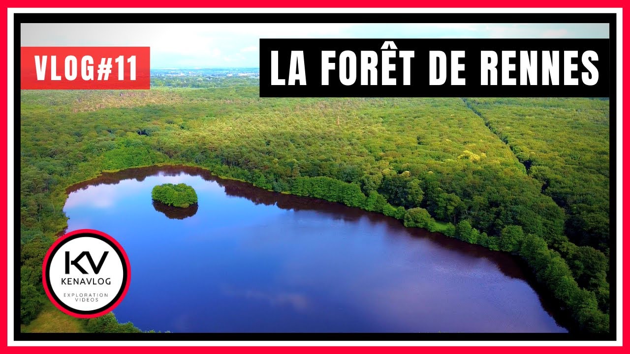 🌲 LA FORÊT DE RENNES (35) VUE DU CIEL  : LA PLUS GRANDE FORÊT DOMANIALE DE BRETAGNE - VLOG#11