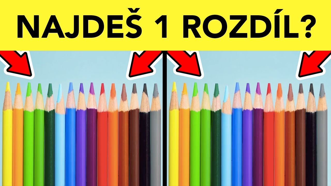 TEST Bystrosti | Pouze ti nejlepší tohle zvládnou (11 rozdílů)