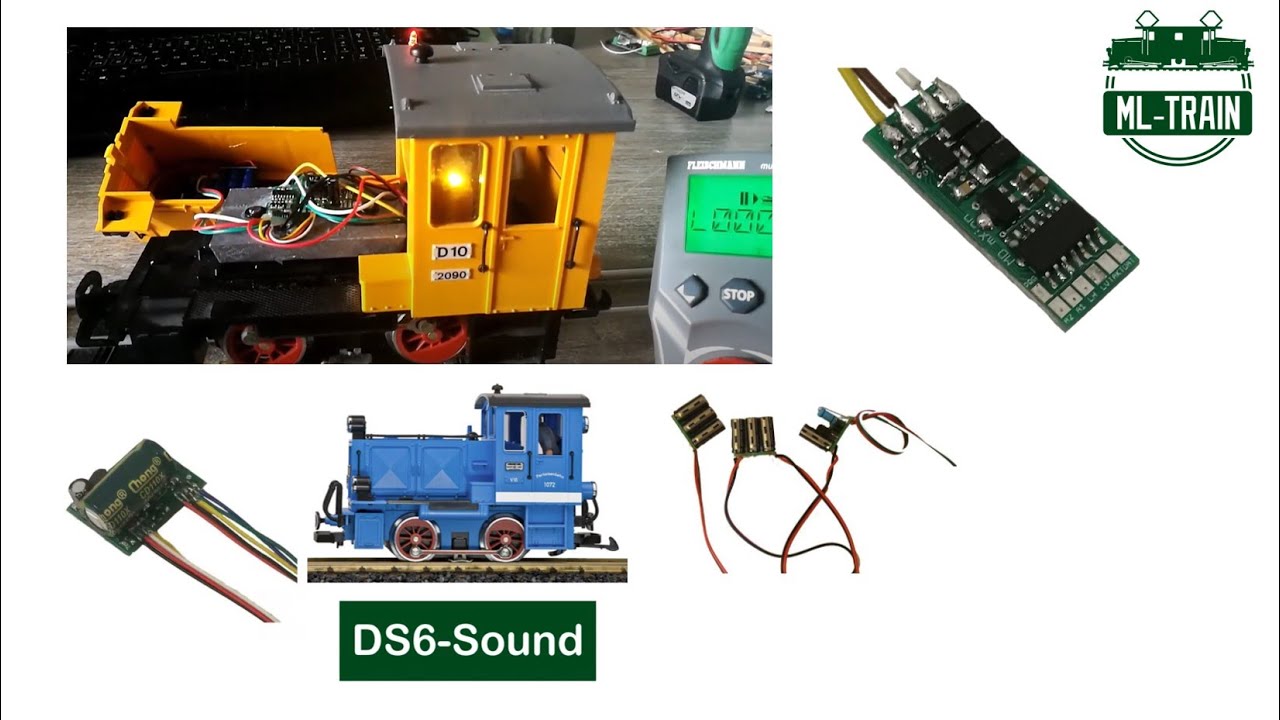 D10 (LGB 2x90x) Diesellok-Umbau mit ML-Train DRIVE-S Decoder, SX6-Sound und Mini Cap (Produktvideo)