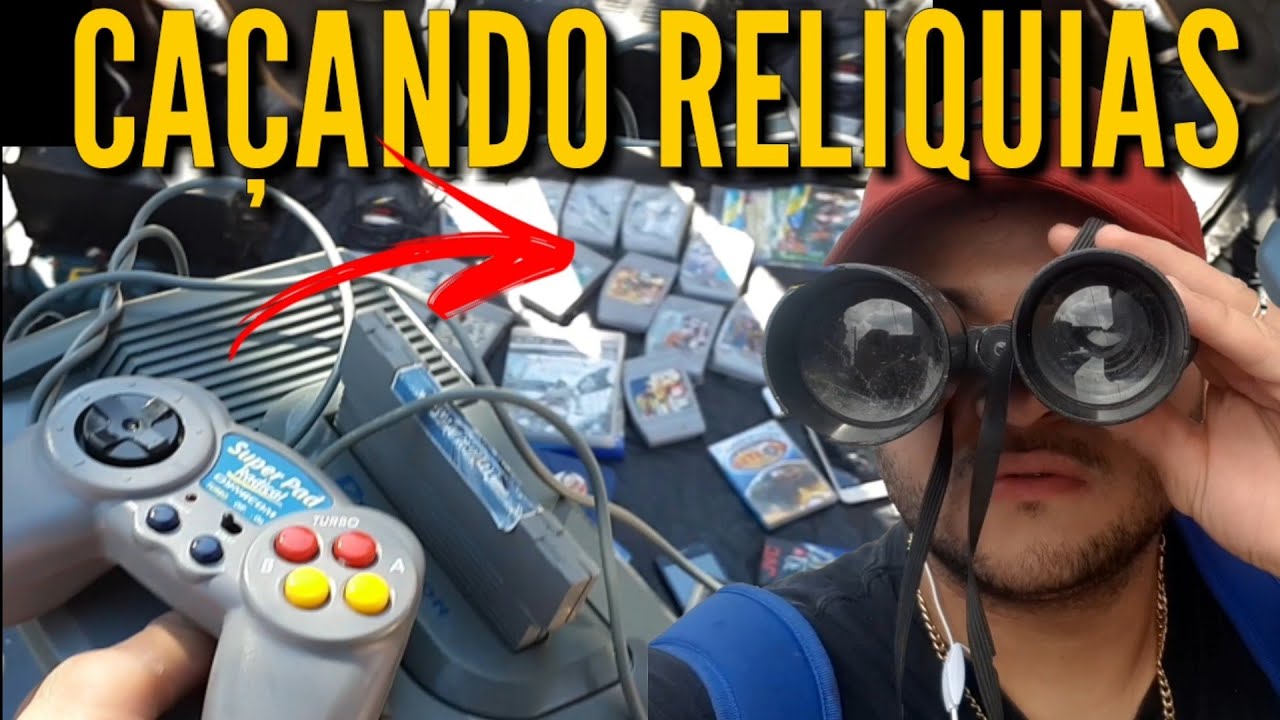 Relíquias na Feira do rolo Caçada Gamer