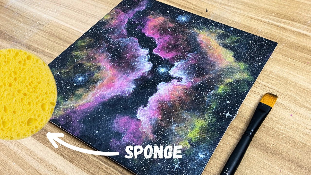 Do You Want To Paint A Nebula? | Step By Step Tutorial