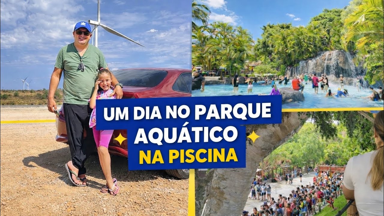 Vlog: Dia na Piscina do Parque Aquático Saloá– Pernambuco#vlog #ferias #familia #viral #diversão 