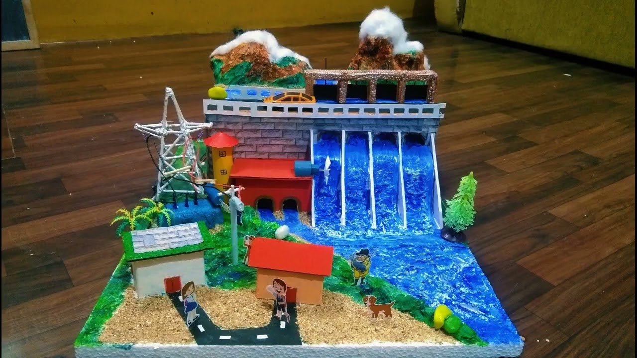 Hydroelectric Power Dam Model | Green Energy | Hydro Power | School Project