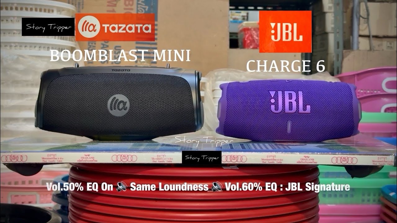 Tazata BoomBlast Mini vs JBL Charge 6
