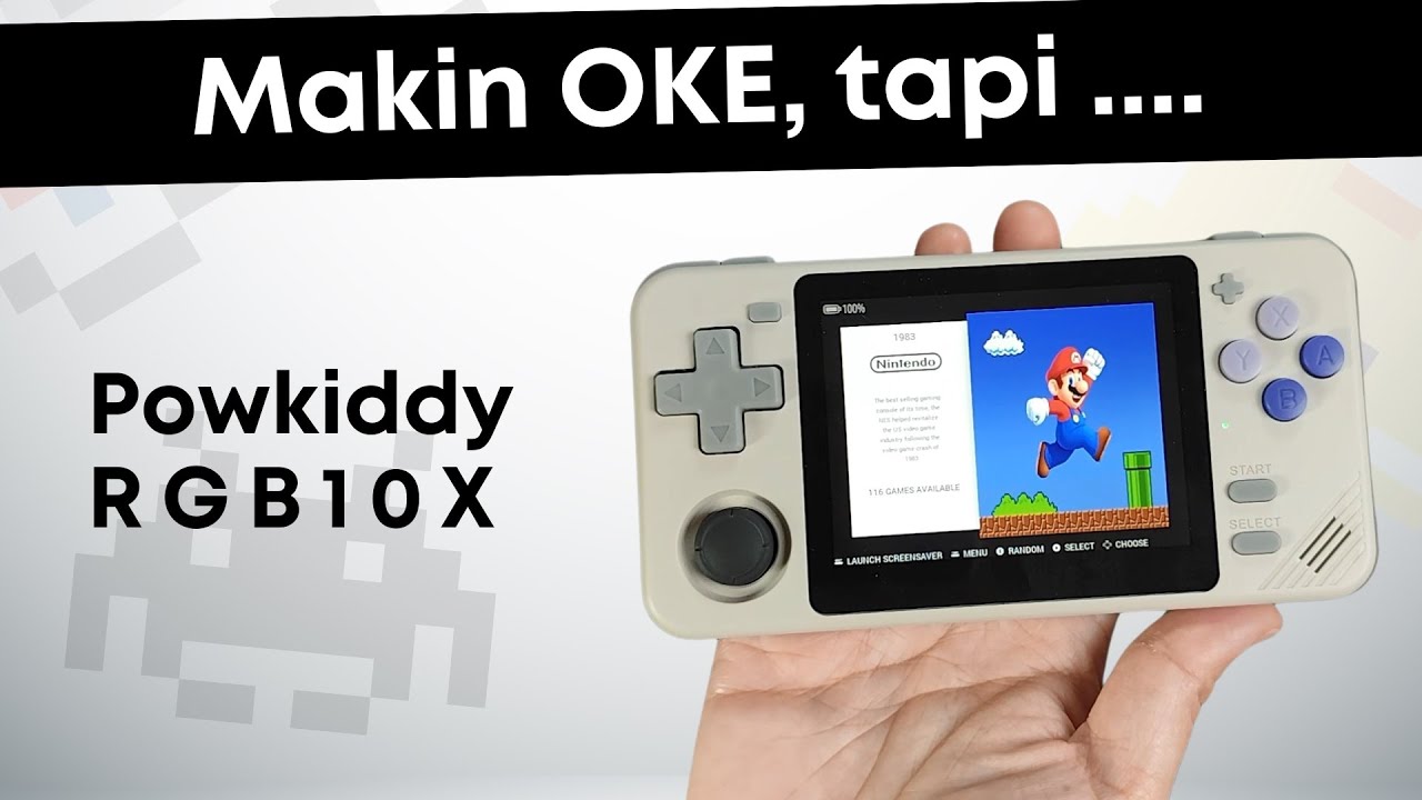 Review Powkiddy RGB10X Handheld Murah Compact Makin Oke dengan 