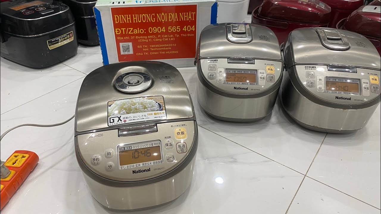 Hướng dẫn SD Nồi Cao tần National SR-HG101 - Hương 0904565404