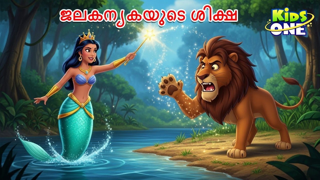 ജലകന്യകയുടെ ശിക്ഷ | Malayalam Fairy Tales | Malayalam Cartoon | Stories in Malayalam