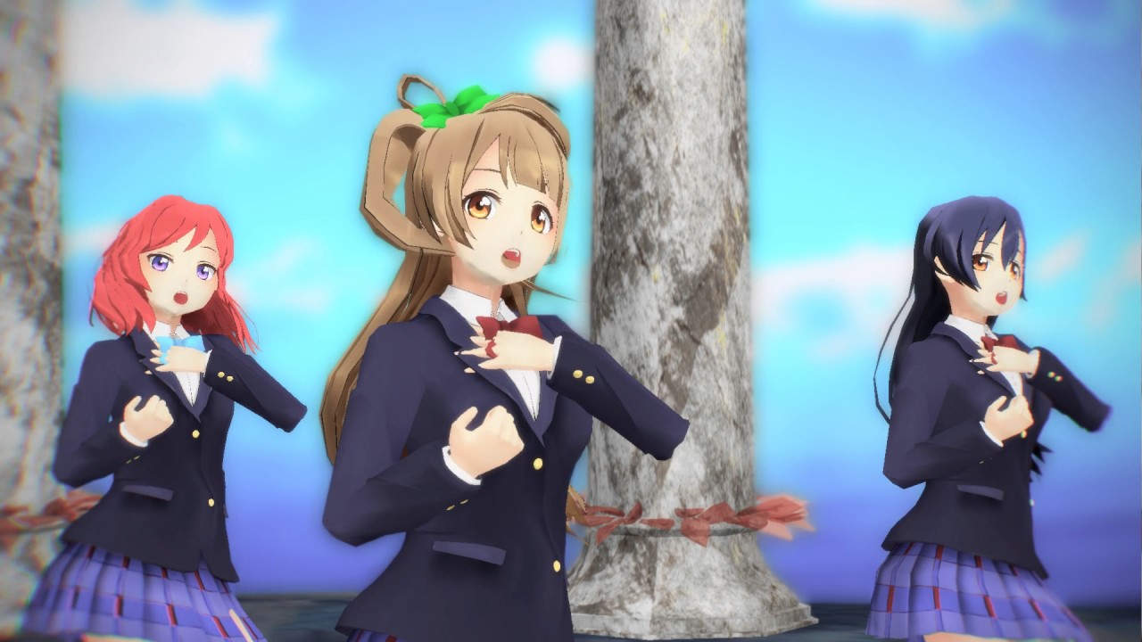 [LoveLive! MMD] 気まぐれメルシィ Kimagure mercy (梨/繪里/希/海未/真姬) 1080p60fps