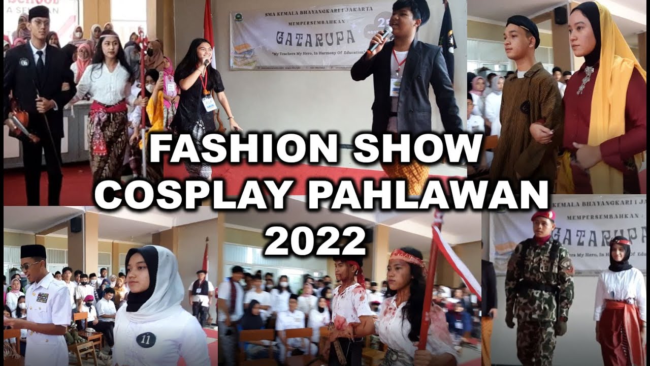 Fashion Show Cosplay Pahlawan SMA Kemala Bhayangkari 1 Jakarta