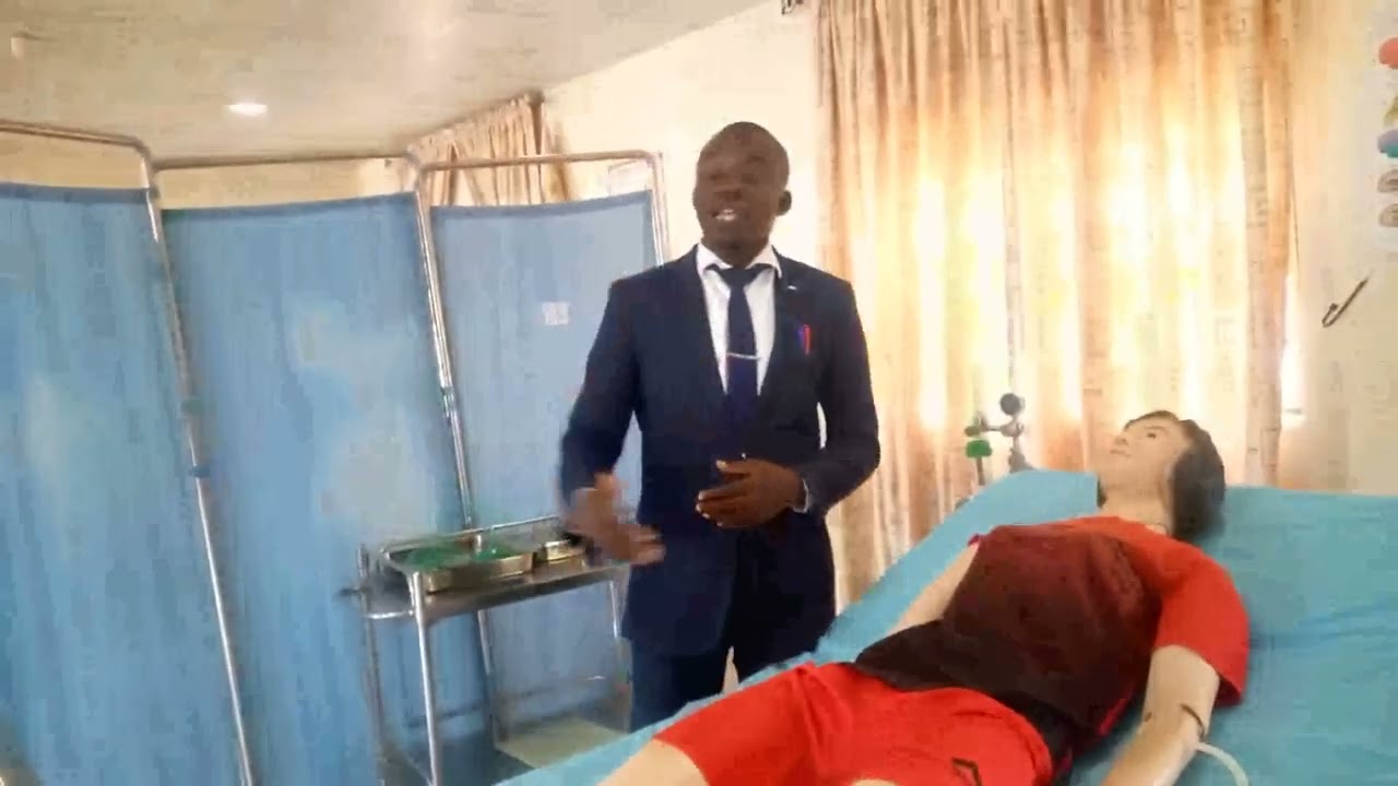 Oxygen administration using face mask by Nr Salihu