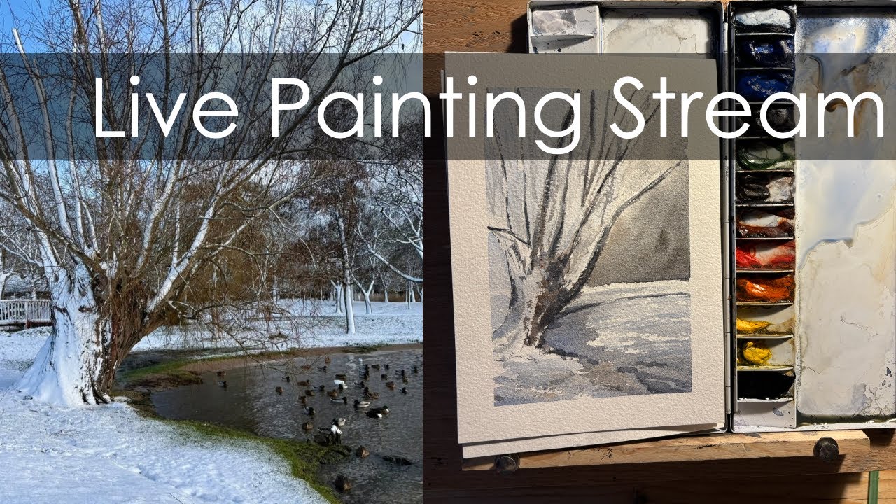 Live Watercolour Painting Session