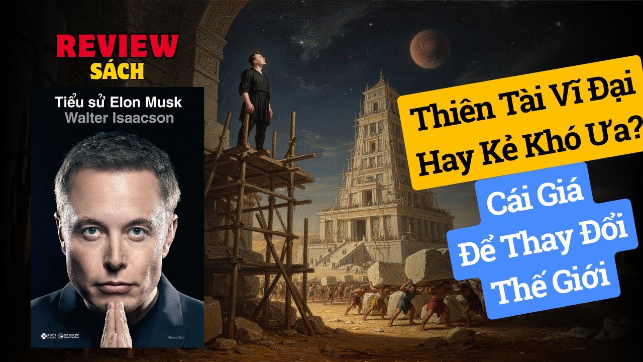 Review Sách Tiểu Sử Elon Musk: Giải Mã Nghịch Lý Thiên Tài & Kẻ Khó Ưa - Walter Isaacson