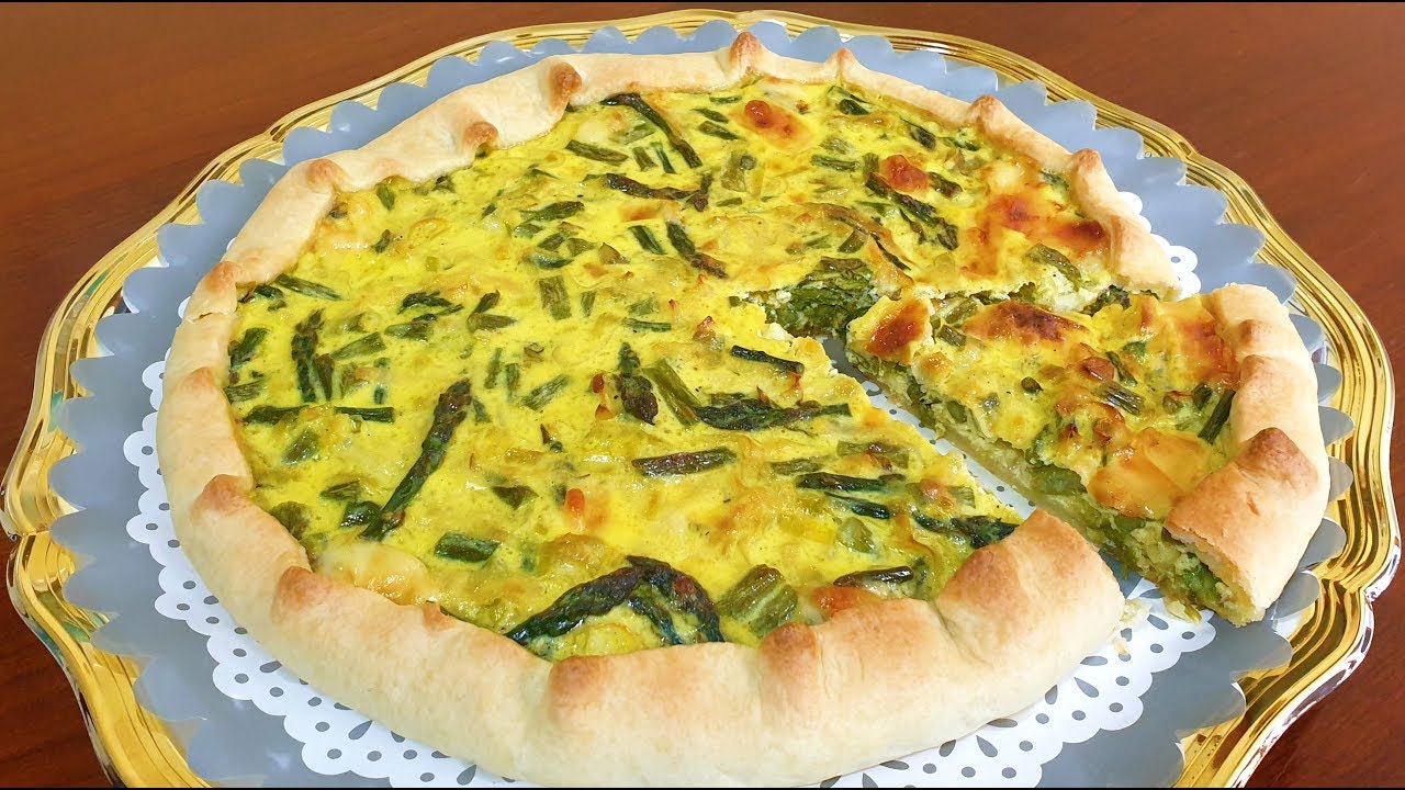 TORTA RUSTICA ASPARAGI ED EMMENTAL⭐RITA CHEF | Appetitosa ed invitante.