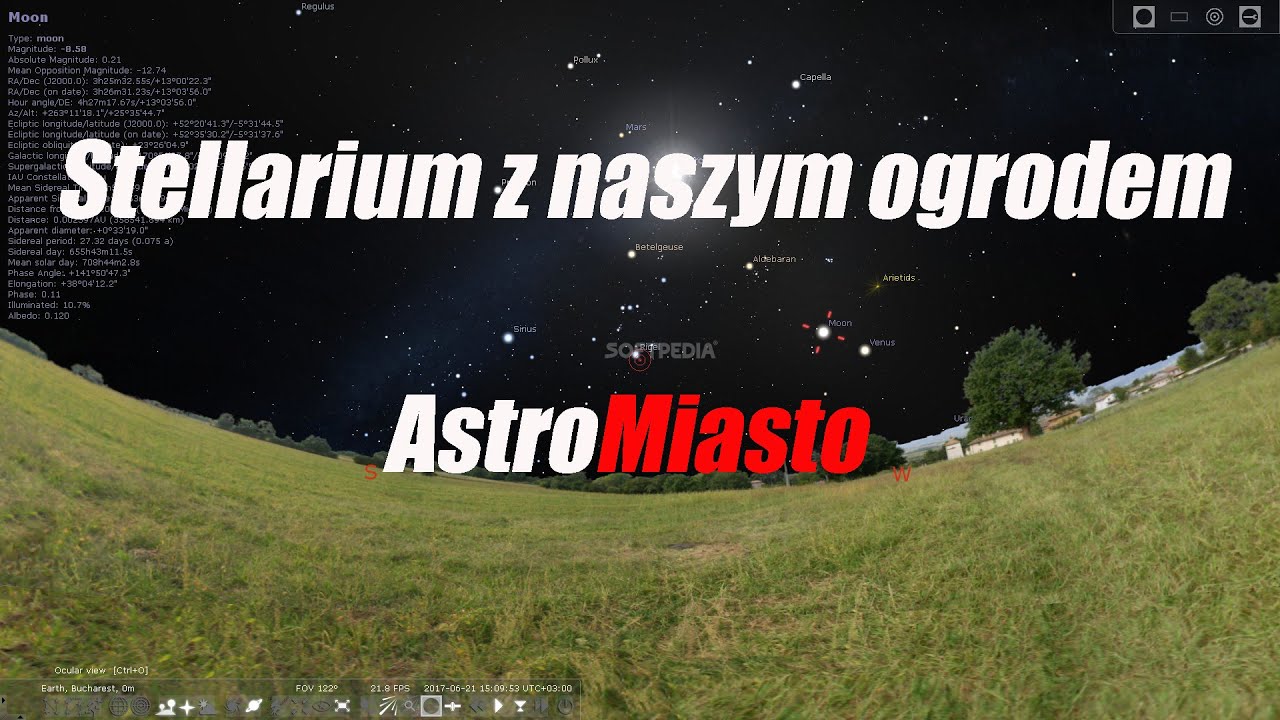 Modyfikacja Stellarium pod nasze otoczenie