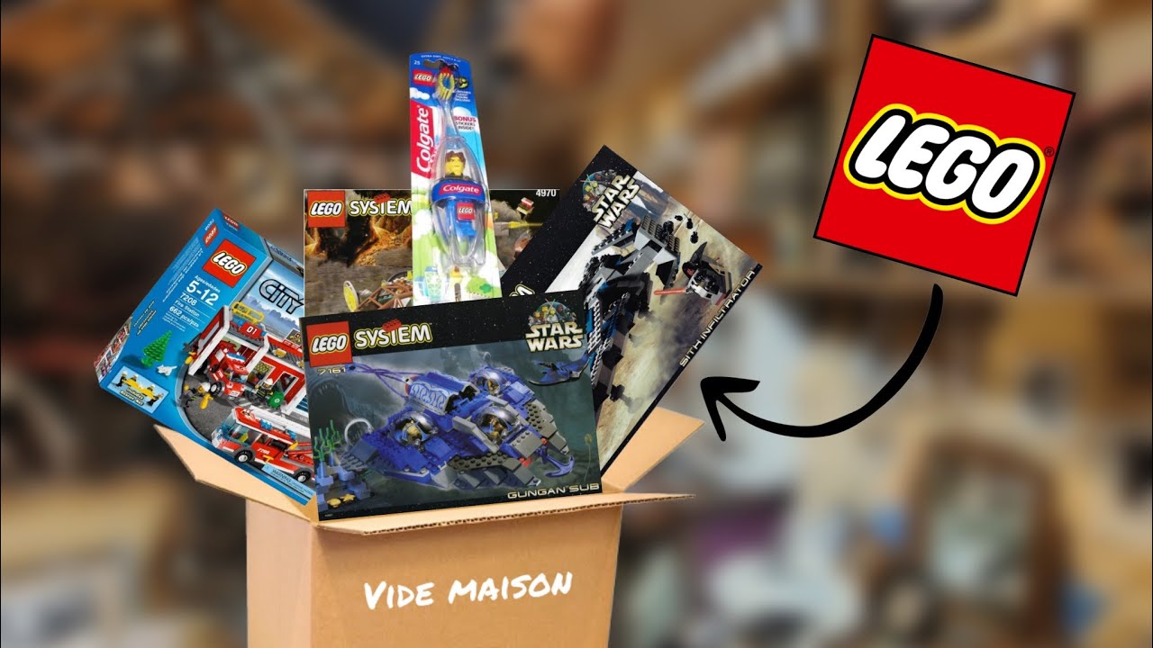 VIDE MAISON : JE TROUVE D’ANCIENS SETS LEGO RARES !!