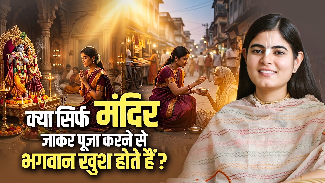 क्या सिर्फ मंदिर जाकर पूजा करने से भगवान खुश होते हैं? देवी चित्रलेखा जी