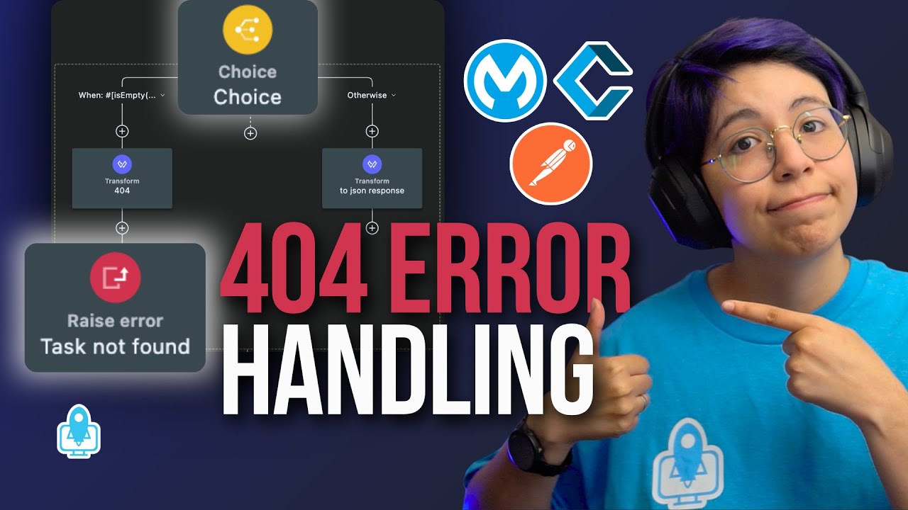 Handling 404 Errors in MuleSoft's Anypoint Code Builder (ACB) | Choice + Raise Error (Part 5)