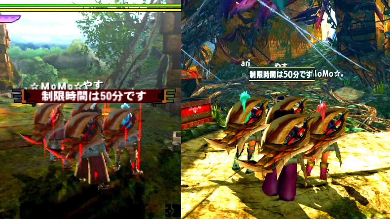 【MHXX】ベルナ村に迷い込んだギルクエ廃人達