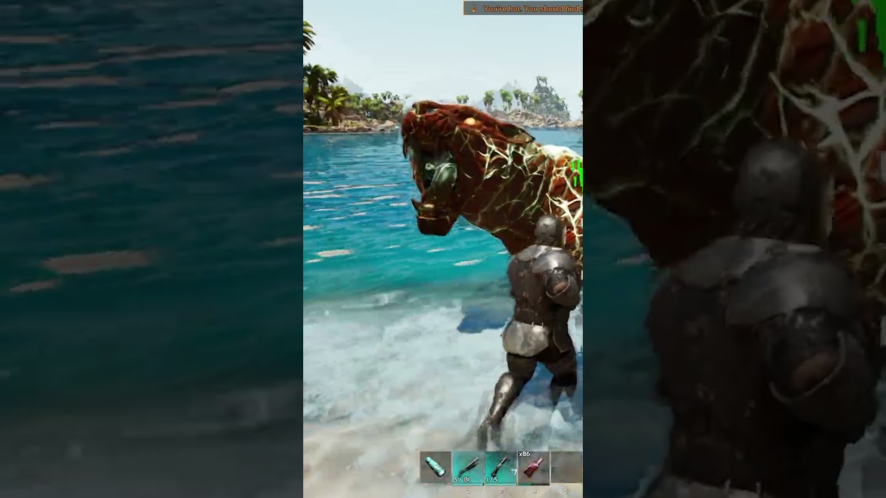 Domando o dino de 25R$ | PYROMANE | ARK ASCENDED THE CENTER 