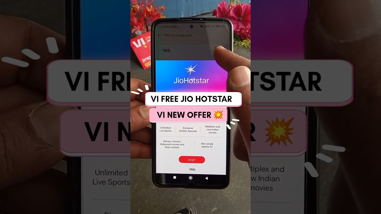 VI Jio Hotstar Free subscription Offer 🔥 #Jiohotstar #ViPlans