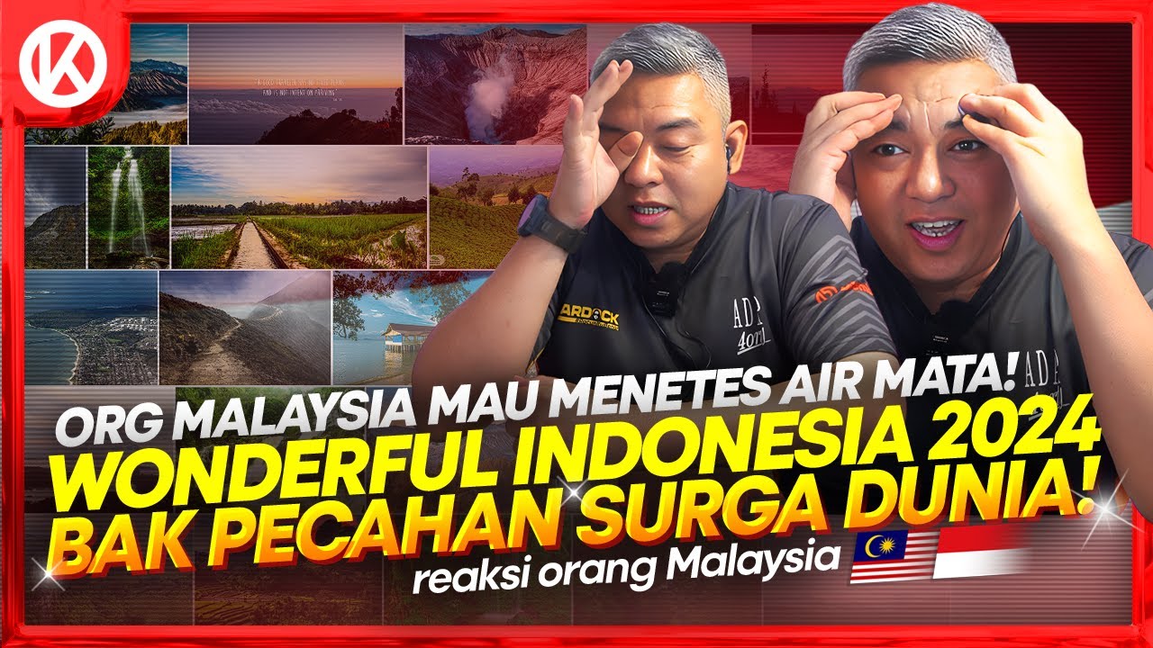 Gila‼️ Reaksi Orang Malaysia Nonton Wonderful Indonesia 2024 🇮🇩🇲🇾 Reaction