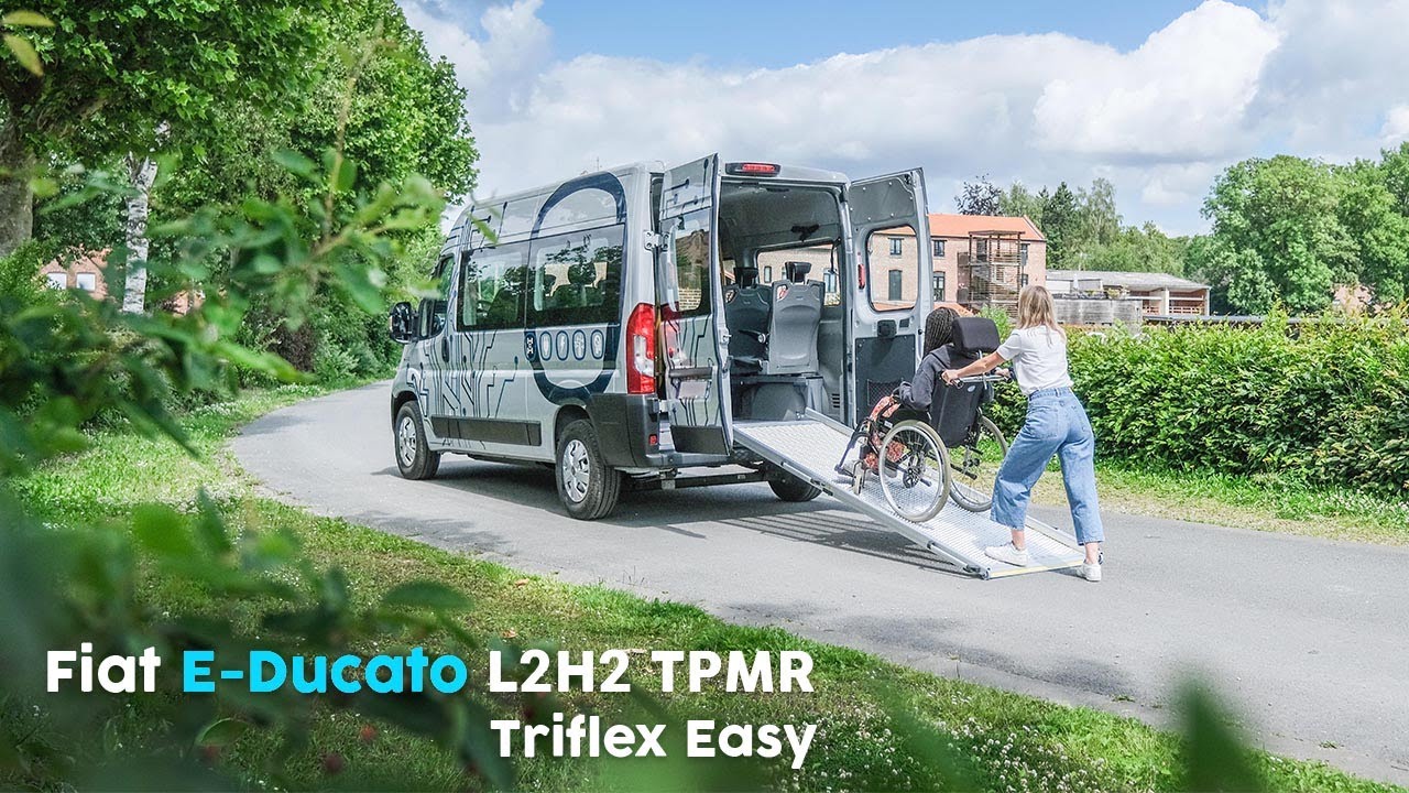 Fiat E-Ducato L2H2 TPMR Triflex Easy, un minibus électrique TPMR entièrement optimisé