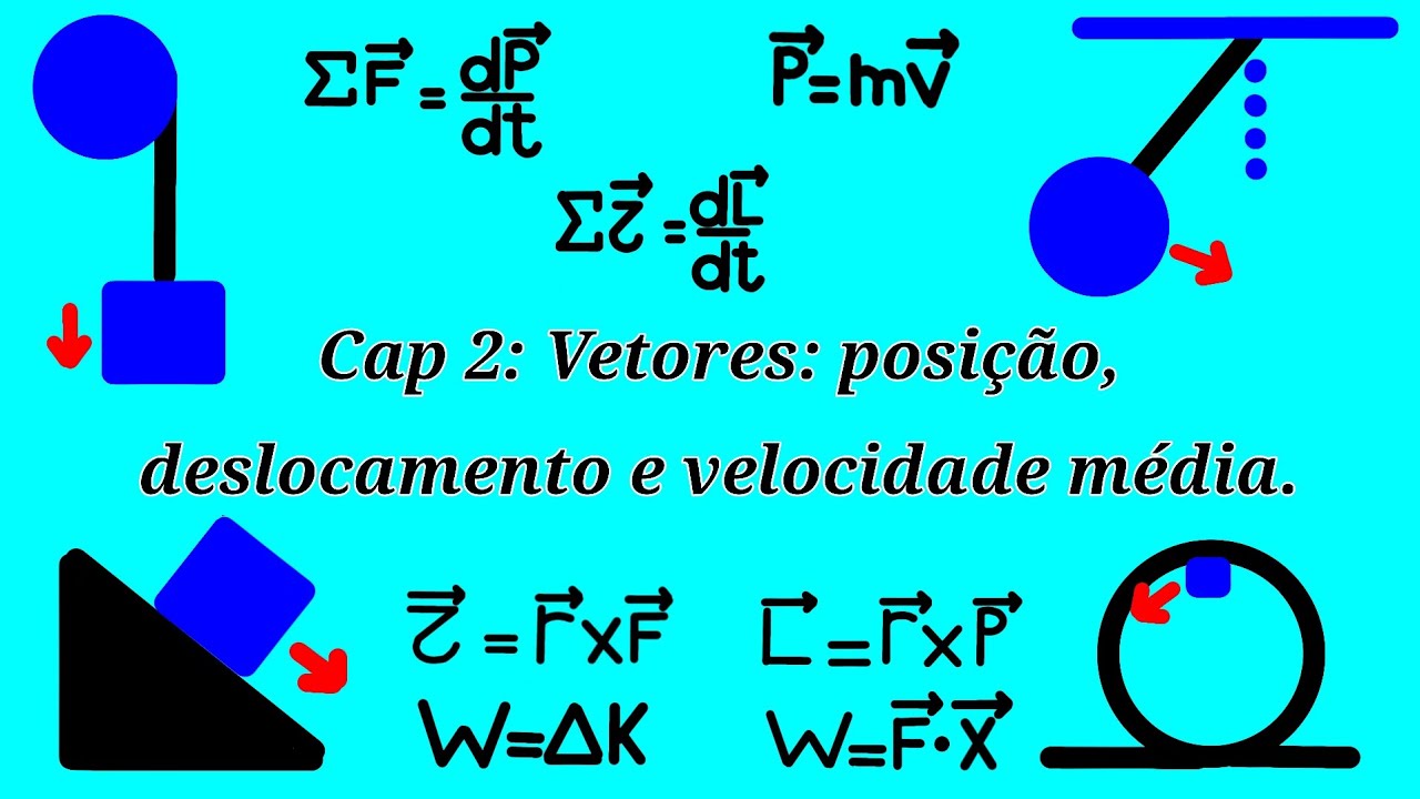 Cap 2: Vetores: posição, deslocamento e velocidade média.