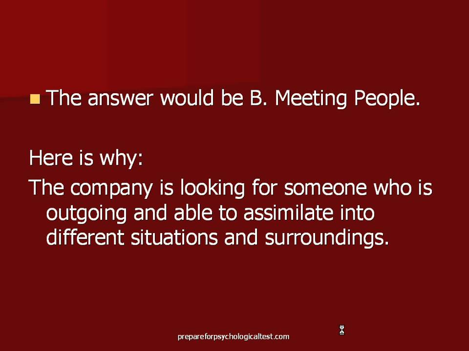 Prepare for Psychological Test