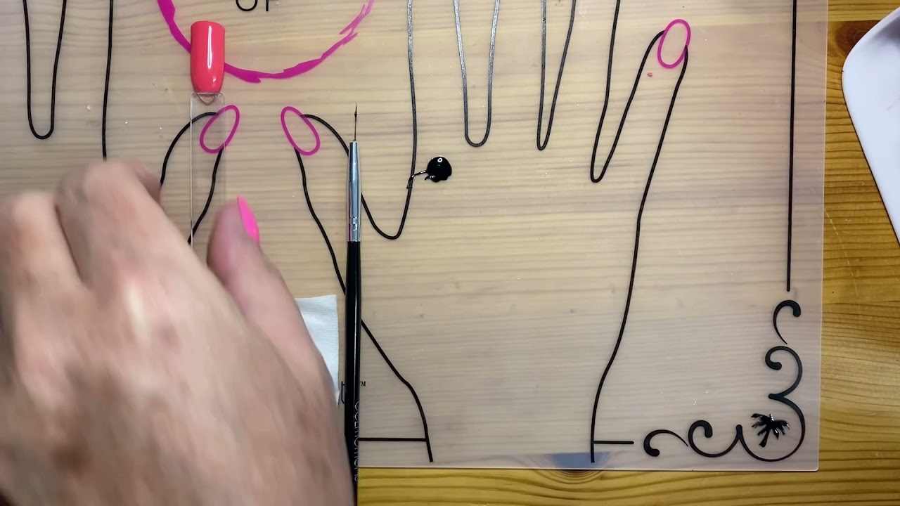 GelMoment Nail Art on Silicone Mat