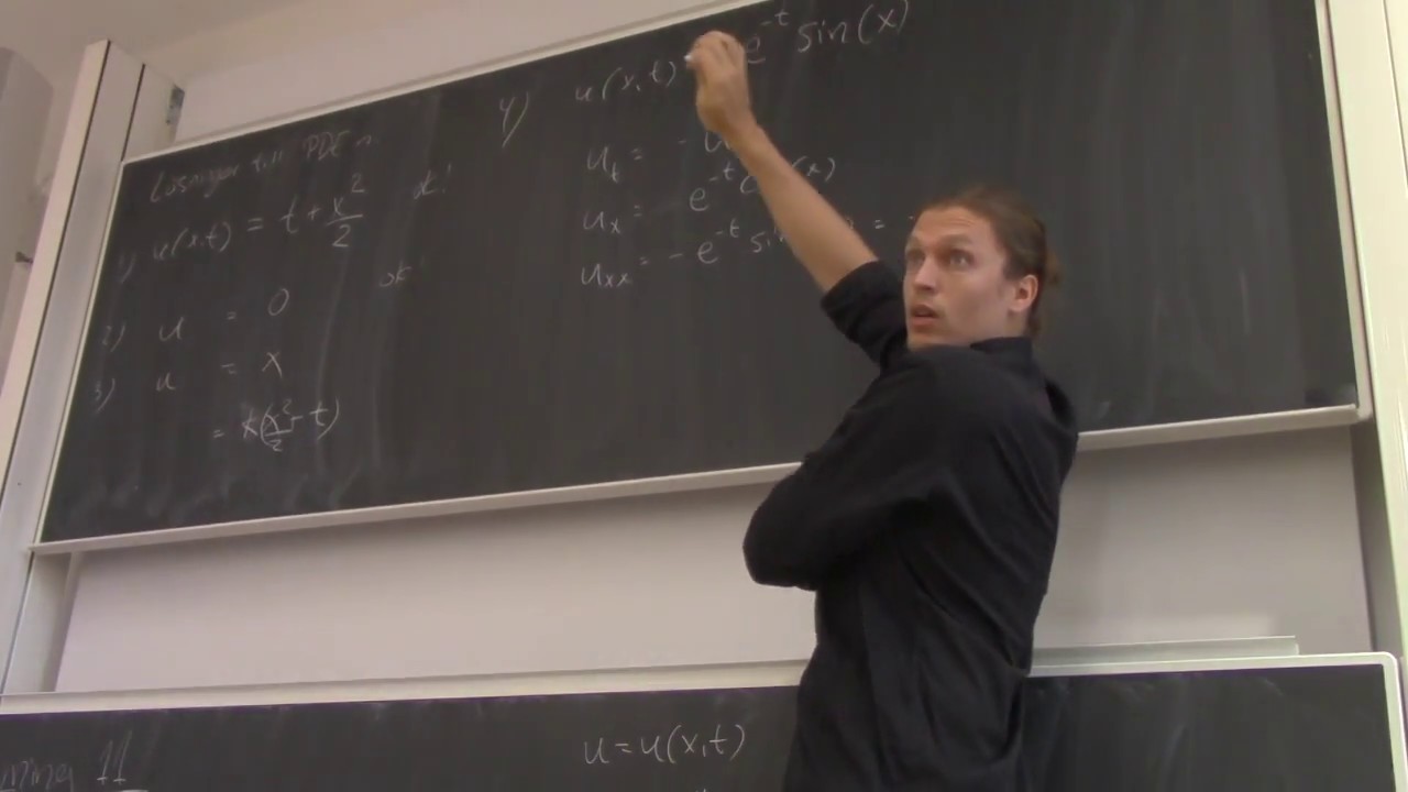 Partiella differentialekvationer Övning 11 Sf1683