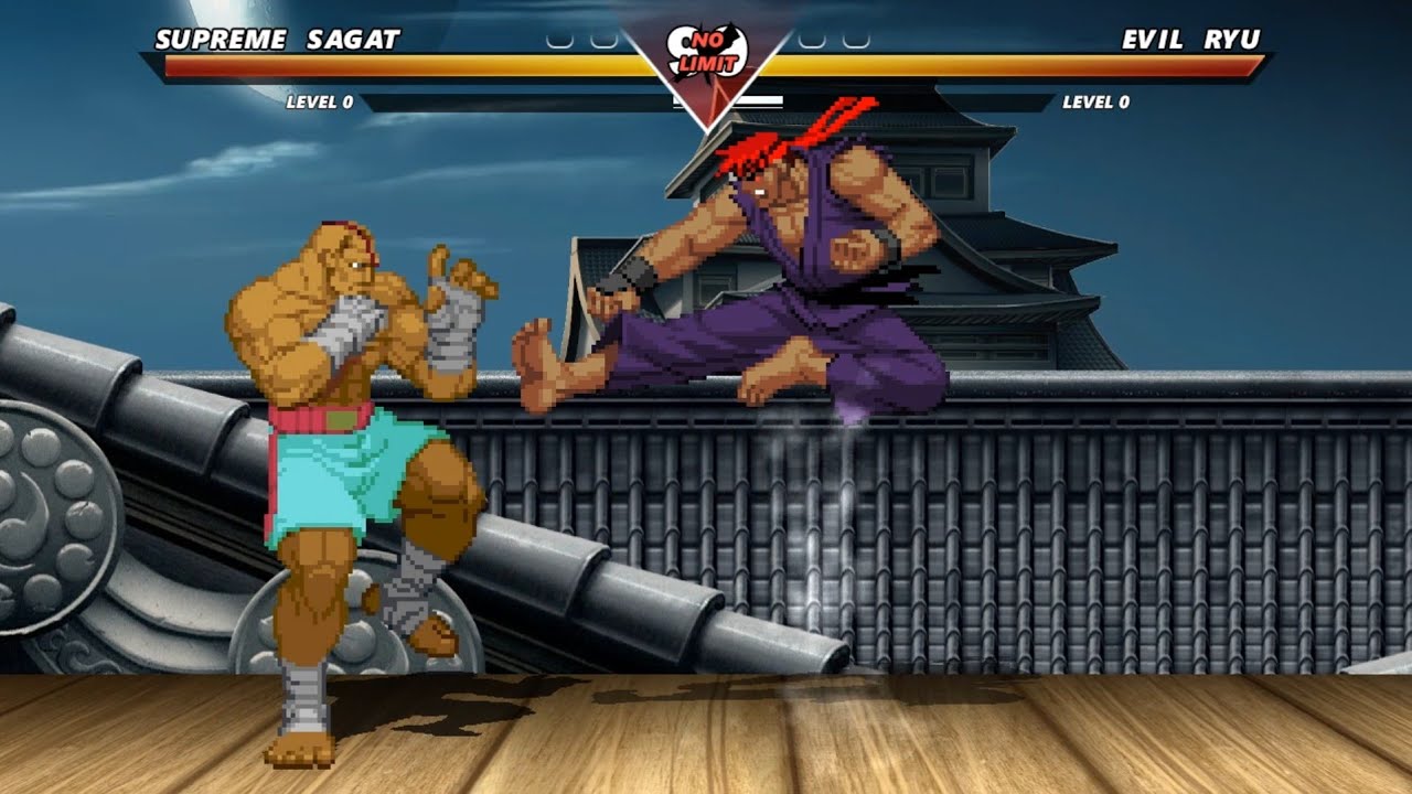 SUPREME SAGAT vs EVIL RYU -THE MOST SPECTACULAR FIGHT !!