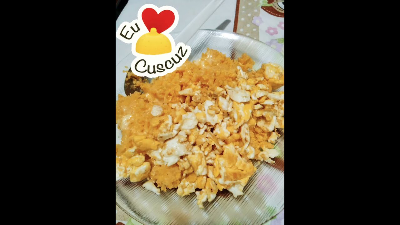Cuscuz com ovo &eacute; o melhor desejum do mundo 😋