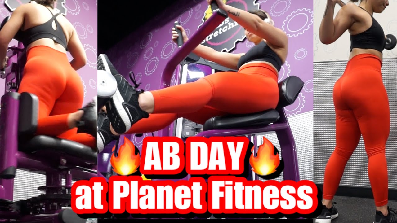 AB DAY EXERCISES at Planet Fitness (VoiceOver) | Beginner Friendly!