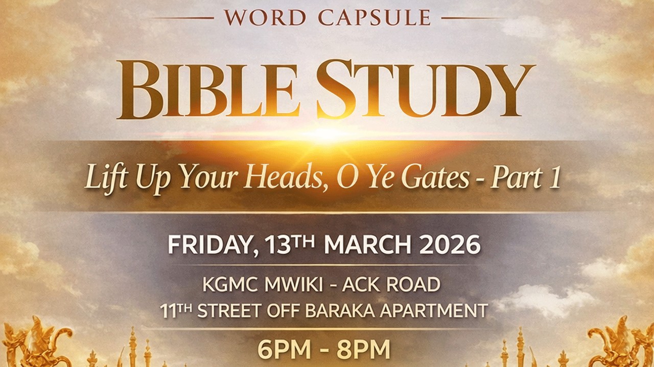 Friday Bible Study | Oh Ye Gates Part 1 - Pst Joe MJ