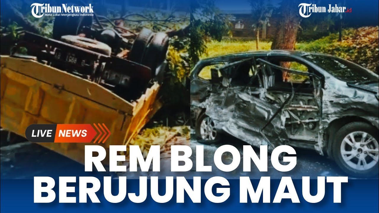 Penyebab Tabrakan Maut 3 Kendaraan di Cimahi, Rem Blong Versi Polisi