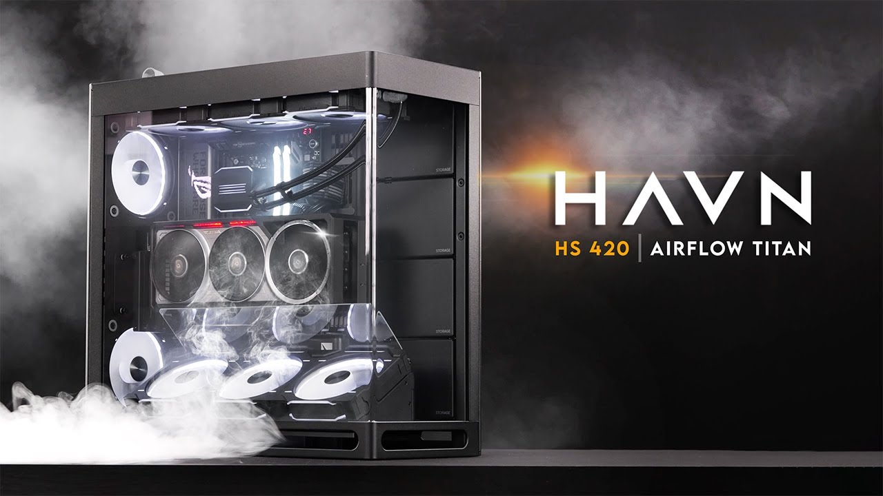 This Build is Insanely Cool: HAVN HS 420 VGPU PC Build | ROG Astral RTX 5080