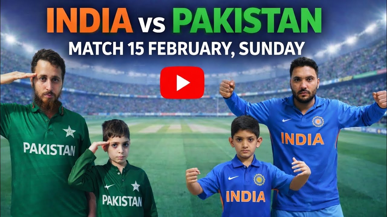 India vs Pakistan😱T20 World Cup Match 15 February Sunday Talk Show