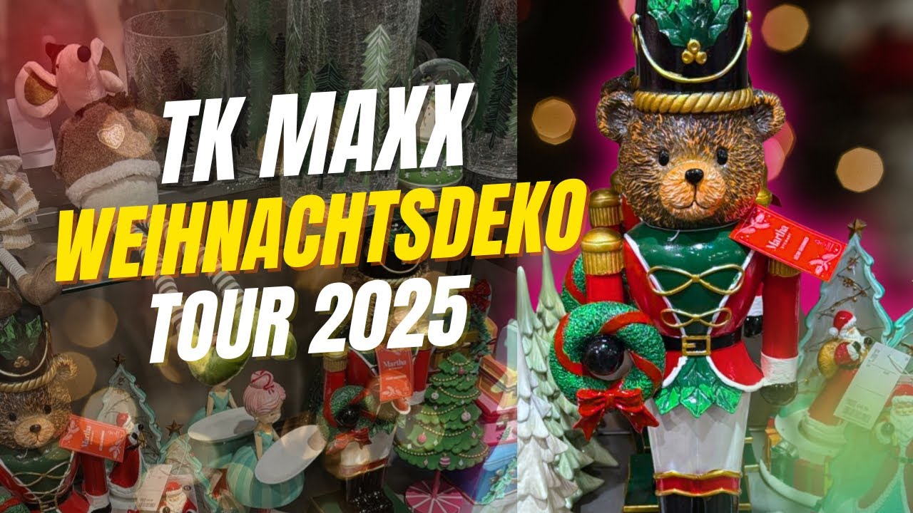 TK Maxx Weihnachtsdeko Tour 2025 | Die schönsten Xmas-Funde & echte Schnäppchen! 