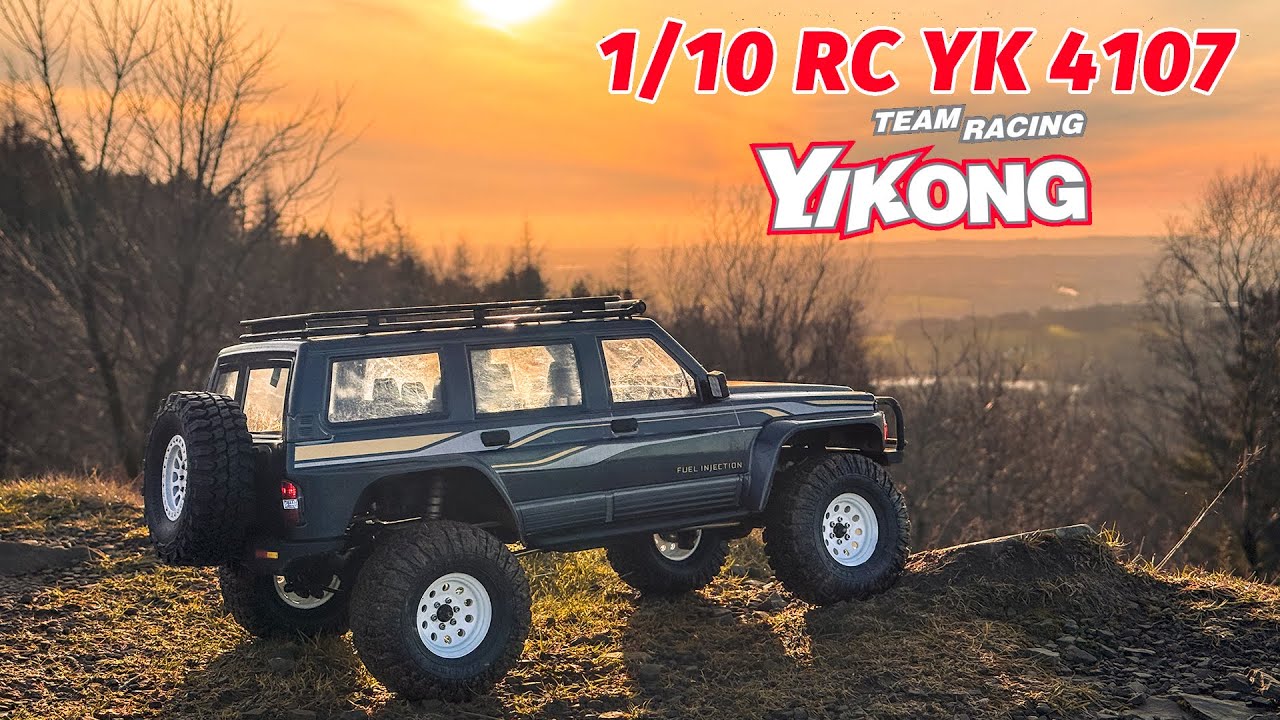 1/10 Scale RC | Nissan Patrol Y60 Sunset Crawl | Yikong YK4107