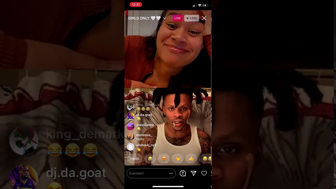 Saedemario Live SPITS ON NYREE RAQUEL AKA VONVONTV EX