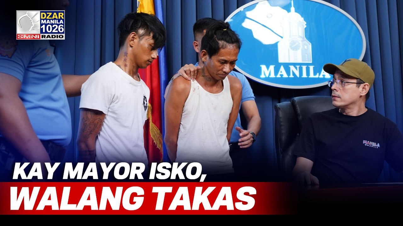 Dalawang Holdaper, walang TAKAS! iniharap ni Mayor Isko sa publiko