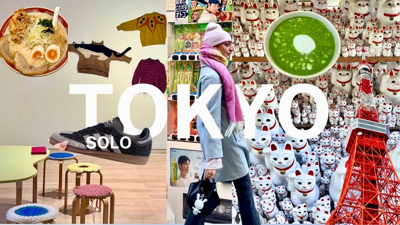 SOLO TRAVELING TOKYO I matcha, shopping, eating - Japan VLOG