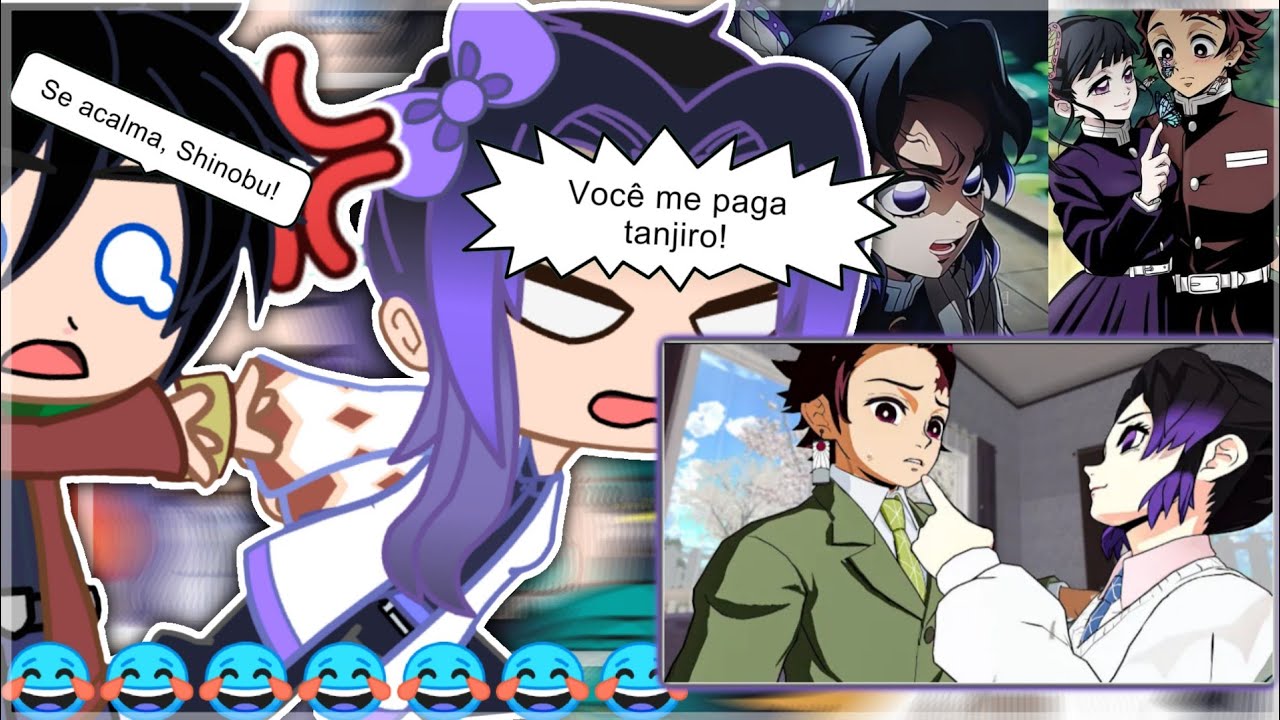 Hashiras React Shinobu descobre que Tanjiro dormiu com a Kanao 👀🤣 no Demon Slayer vr!