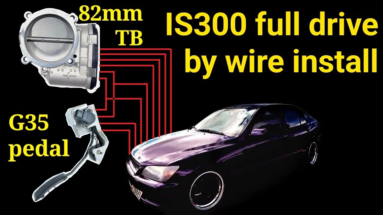 IS300 with G35 Pedal full DBW