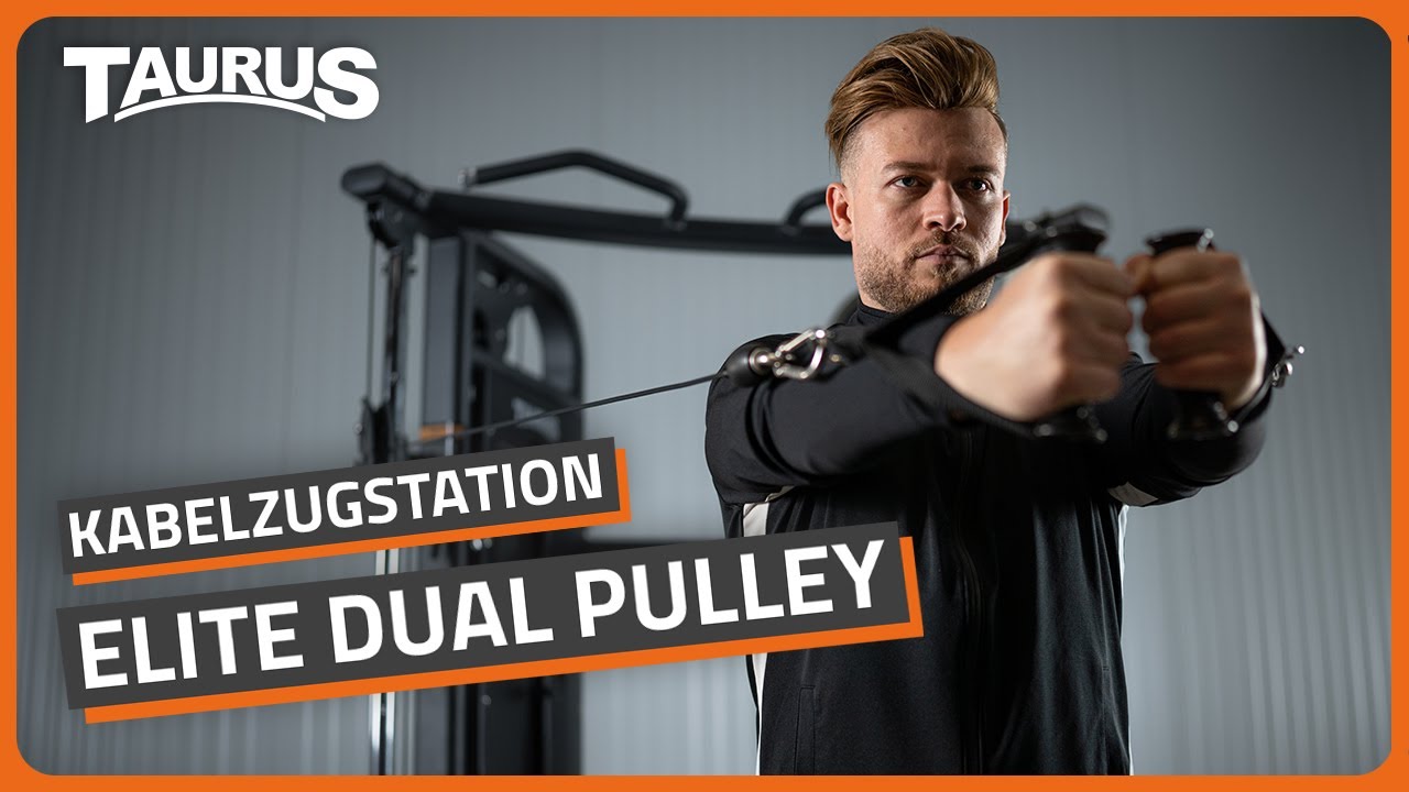 Für den Einsatz in Fitness-Studios | Taurus Elite Dual Pulley Kabelzugstation Fitshop