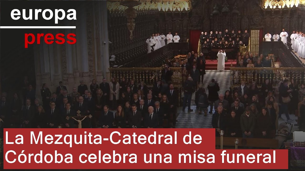 La Mezquita-Catedral de Córdoba celebra una misa funeral en memoria de las víctimas de Adamuz