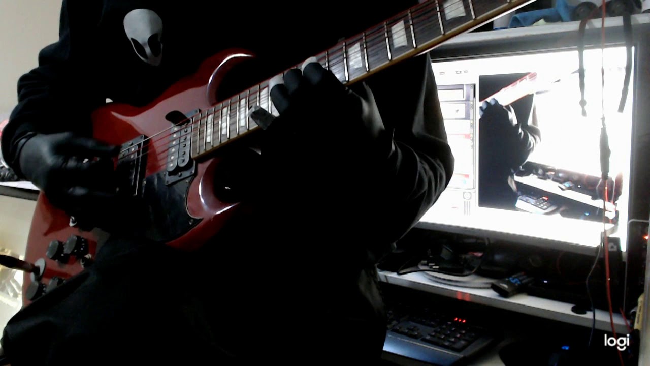 Mouggier tries to play the guitar 01