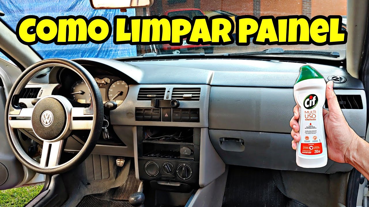 Como Limpar Painel e Plásticos do Carro Sujo e Encardido.